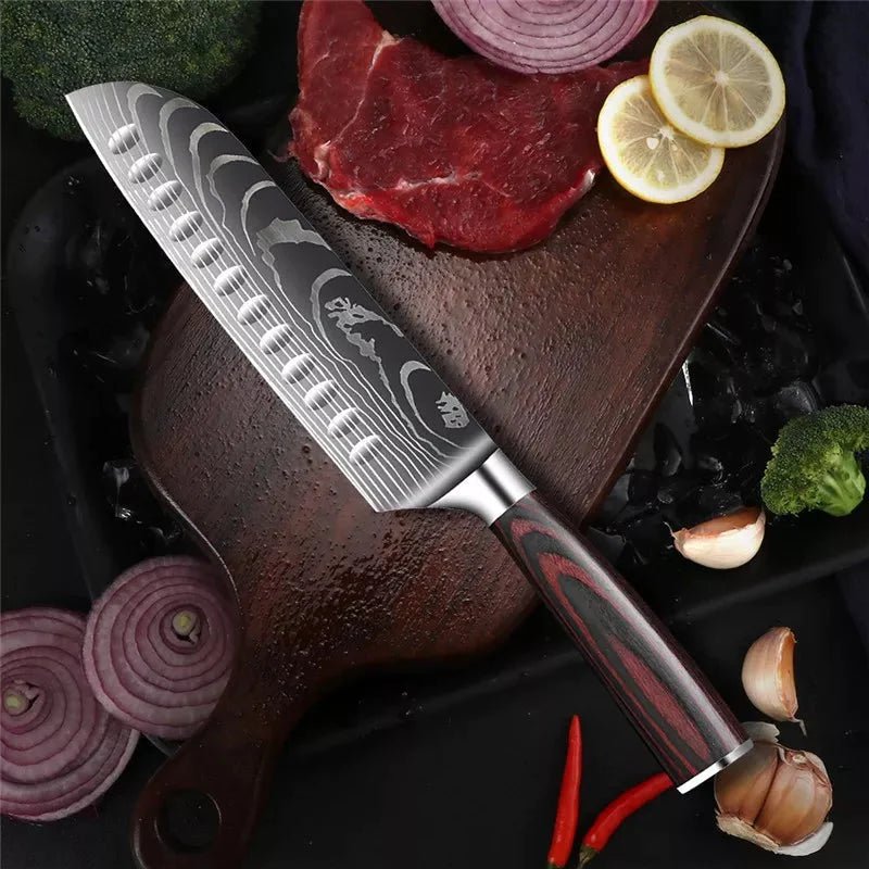 knifeSharp™ kitchen knives Set - Pampering Honeys