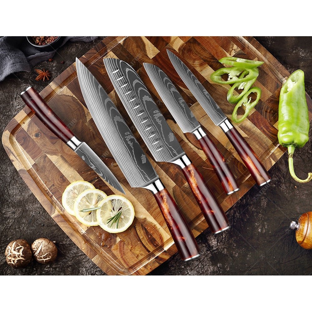 knifeSharp™ kitchen knives Set - Pampering Honeys